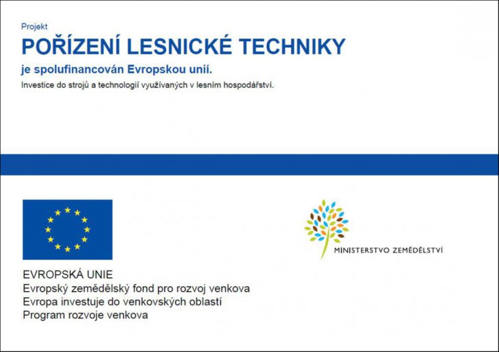 Pořízení lesnické techniky - Publicita - Dotace SZIF 9.8.2023